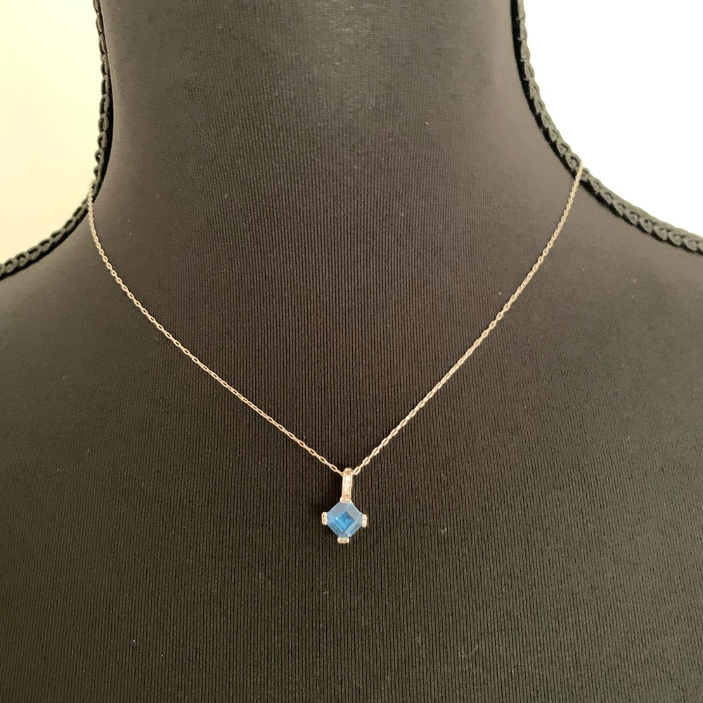 Kate Spade Cubic Zirconia Light Sapphire Pendant